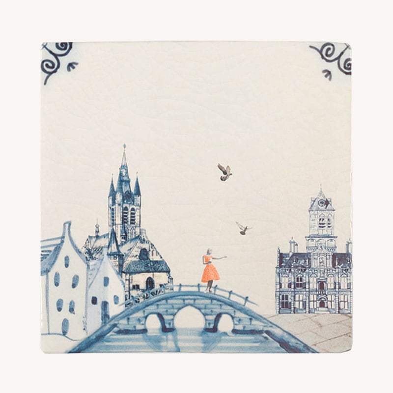Storytiles - Delfts blauw groot