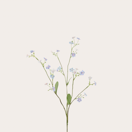 Zijden bloem - Vergeet me nietje blauw