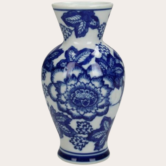 Vaasje delfts blauw - passie bloem