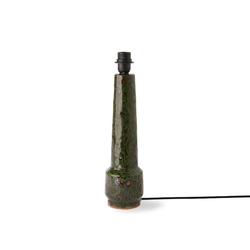 HKliving Retro stoneware lamp base - Green