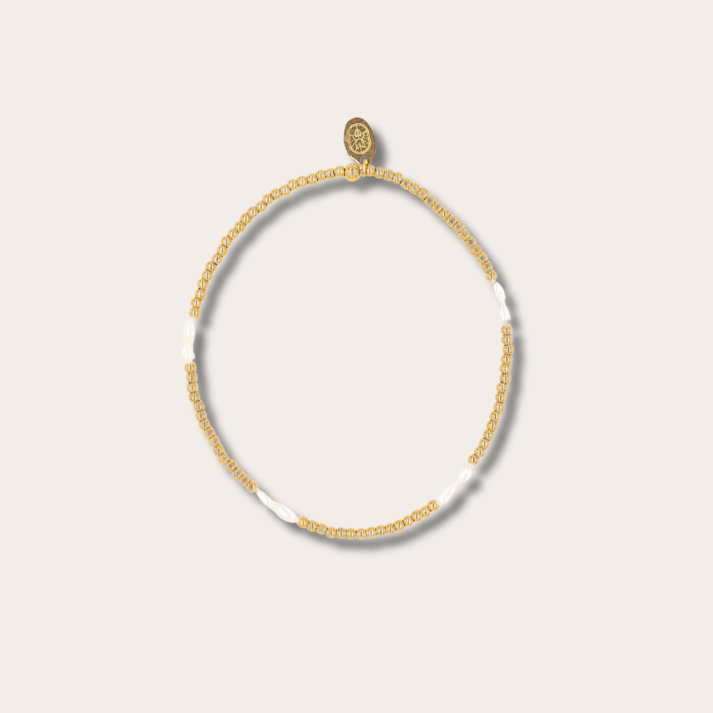 Armband - Mini Double Pearl