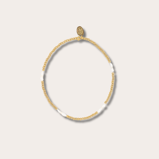 Armband - Mini Double Pearl