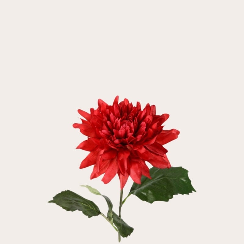Zijden bloem - Dahlia rood